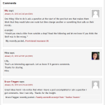 Reply to the comments on your blogged book.