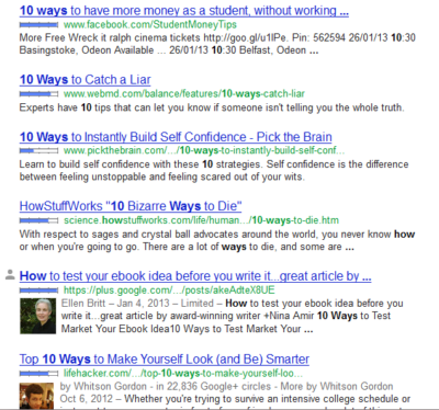 How to write list posts