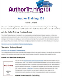 Author Training 101