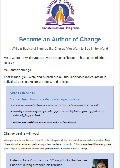 Author of Change