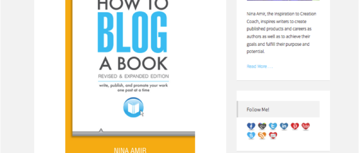 prmoote your book on your blog