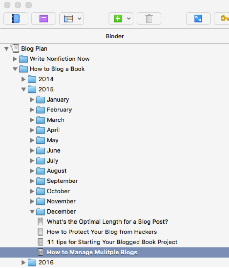 use a blog plan to manage multiple blogs