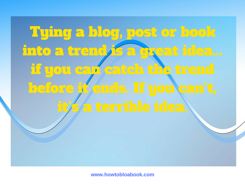 blog and book trend