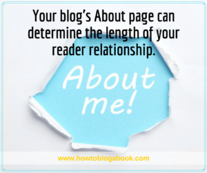 create a compelling about me page for your blog