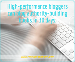 blog a book in a month with these tips