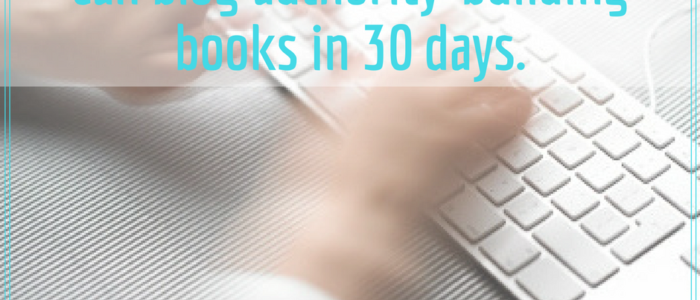 blog a book in a month with these tips