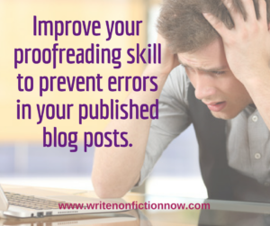 avoid errors by learning to proof posts like a pro