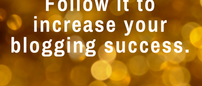 The Golden Rule helps a blog succeed