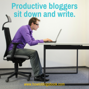 blogging productivity