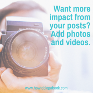 photo and video blog posts