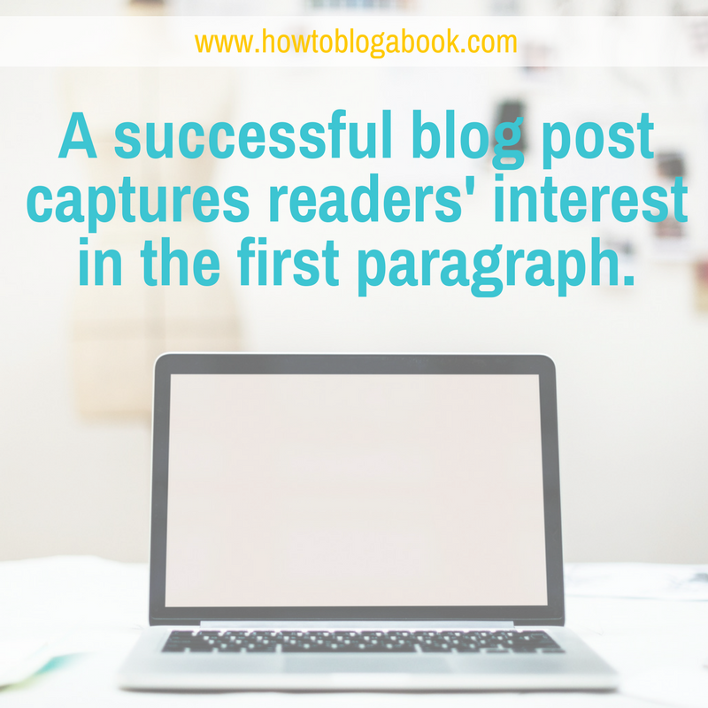 how to start a blog post