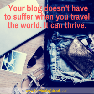 blog from anywhere in the world