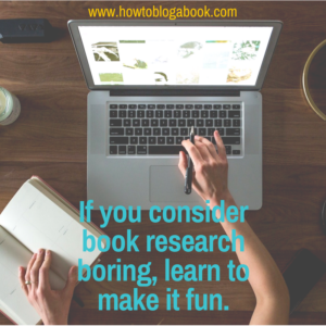 how to make book research fun