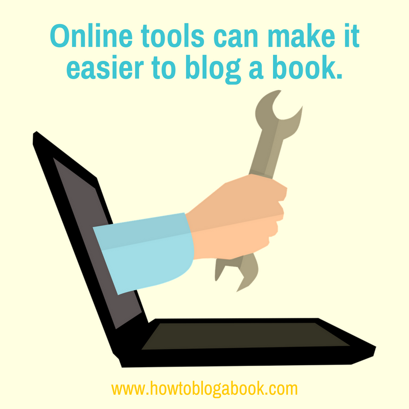 tools for blogging a book