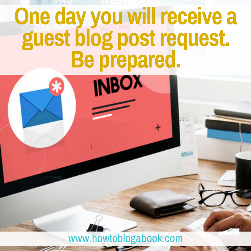 how to respond to guest blog post requests