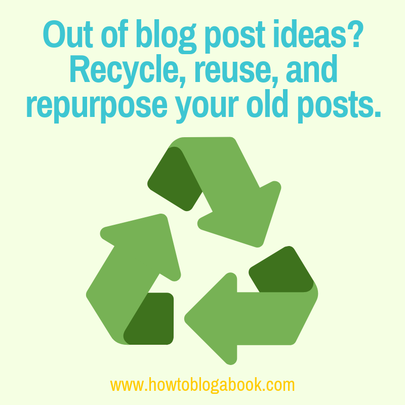 reuse blog posts