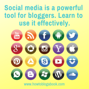 social media for bloggers