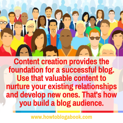 how to build a blog audience