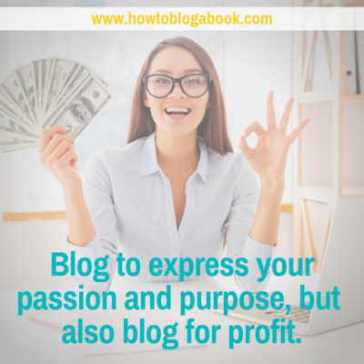 how to earn an income from your blog