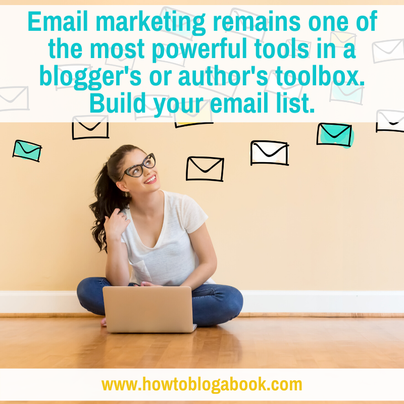 email marketing for bloggers and authors