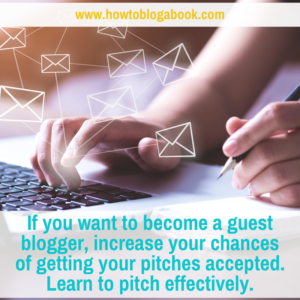 learn to write guest blogging pitches