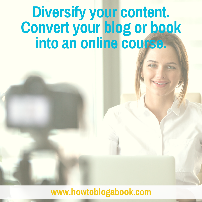 Turn your blog or book into an online course