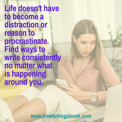 stop procrastinating and write consistently