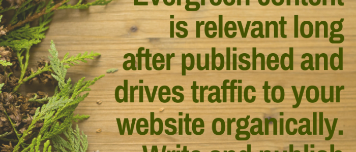 get more traffic with evergreen content blog posts