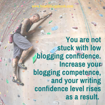 blogging competence confidence loop