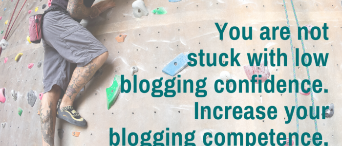 blogging competence confidence loop