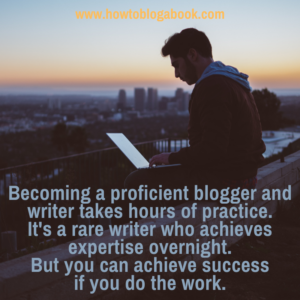 blogging and writing expertise