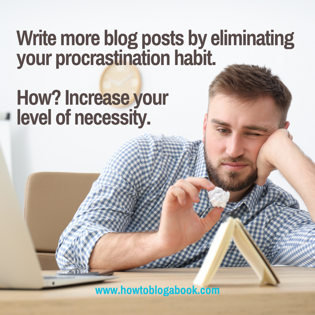 increase blogging productivity by reducing procrastination